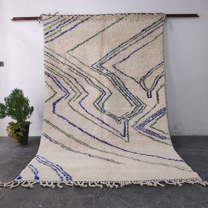 Azilal rug, Berber rug, 198×303 cm rug