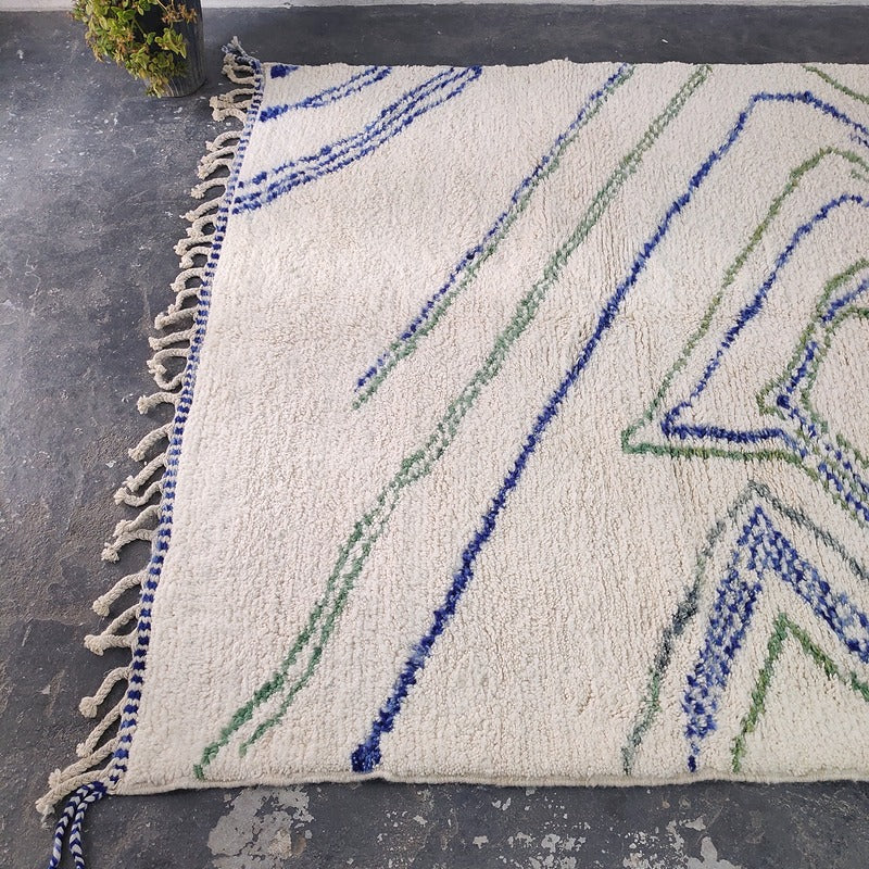 Azilal rug, Berber rug, 198×303 cm rug